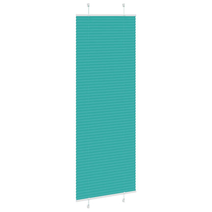 Plissee Petrolgrün 75x200 cm Stoffbreite 74,4 cm Polyester