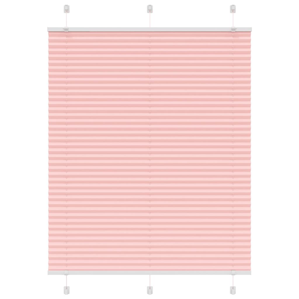 Plissee Rosa 110x100 cm Stoffbreite 109,4 cm Polyester