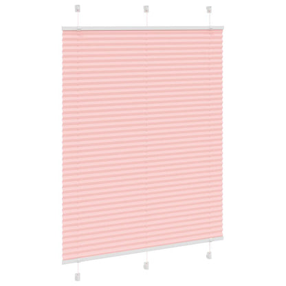 Plissee Rosa 110x100 cm Stoffbreite 109,4 cm Polyester