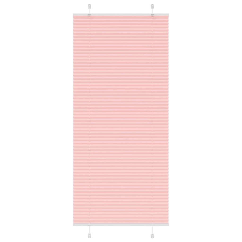 Plissee Rosa 85x200 cm Stoffbreite 84,4 cm Polyester