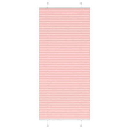 Plissee Rosa 95x200 cm Stoffbreite 94,4 cm Polyester