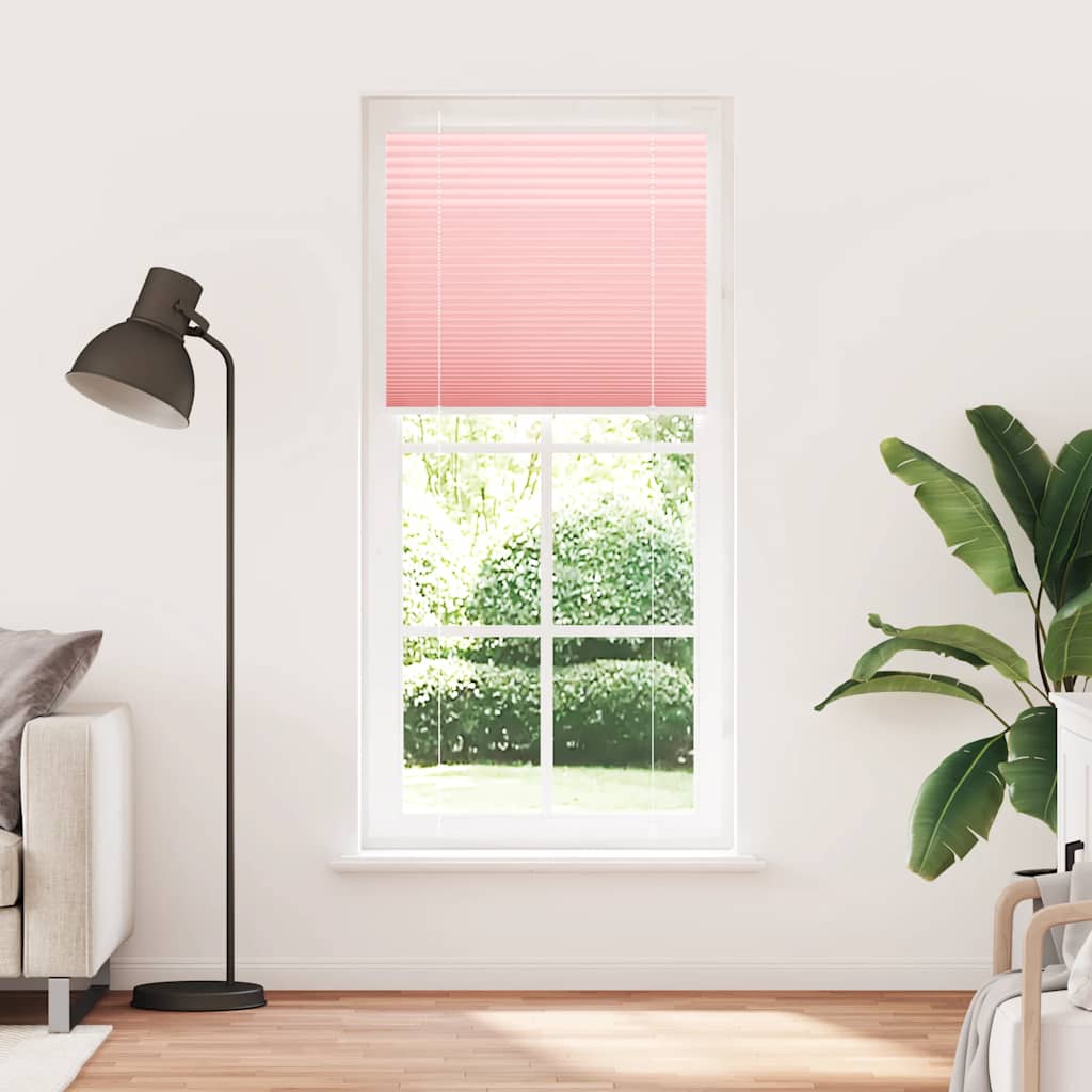 Plissee Rosa 100x200 cm Stoffbreite 99,4 cm Polyester