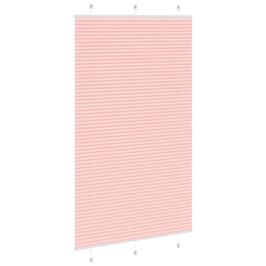 Plissee Rosa 120x200 cm Stoffbreite 119,4 cm Polyester