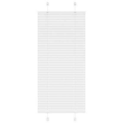 Plissee Weiß 65x100 cm Stoffbreite 64,4 cm Polyester