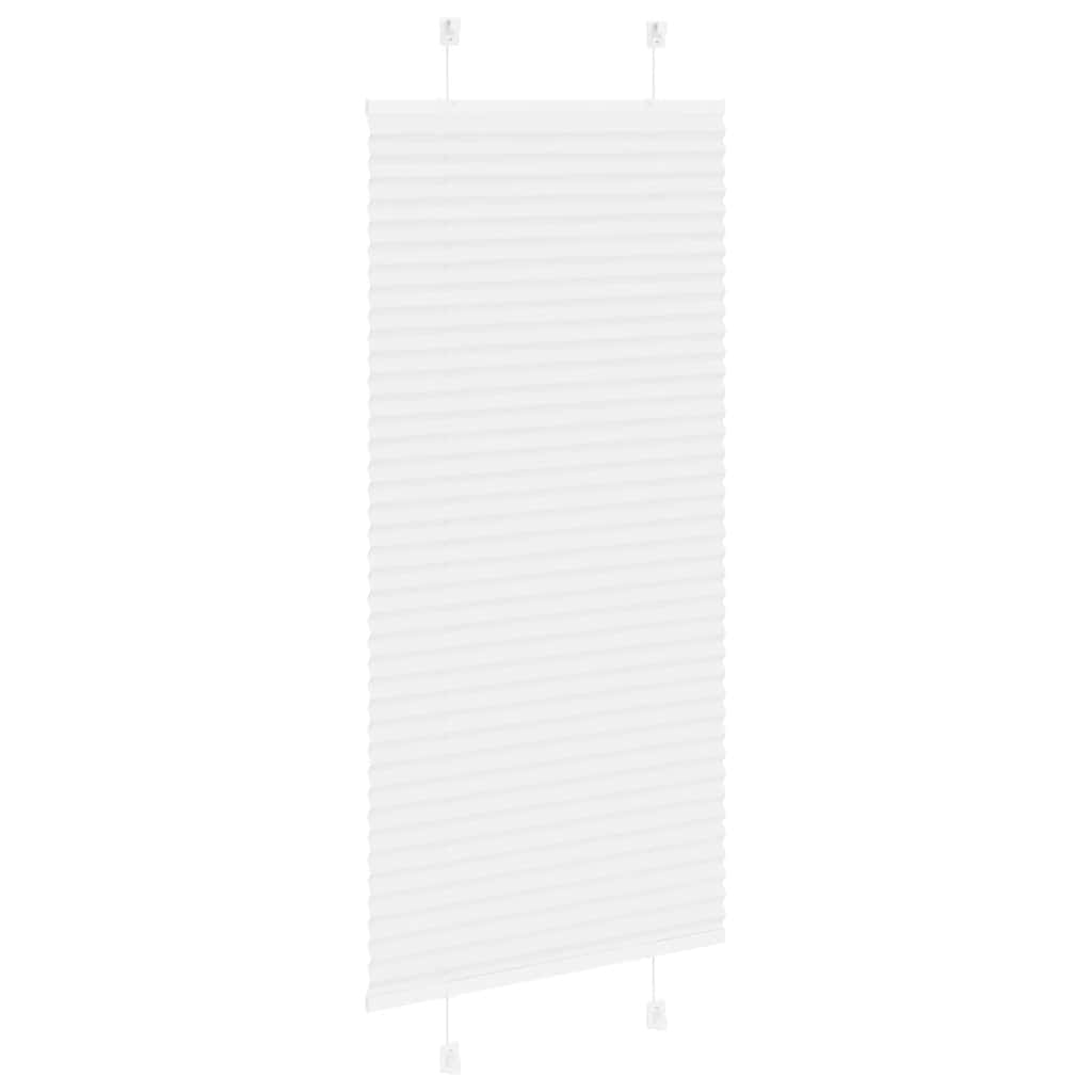 Plissee Weiß 65x100 cm Stoffbreite 64,4 cm Polyester