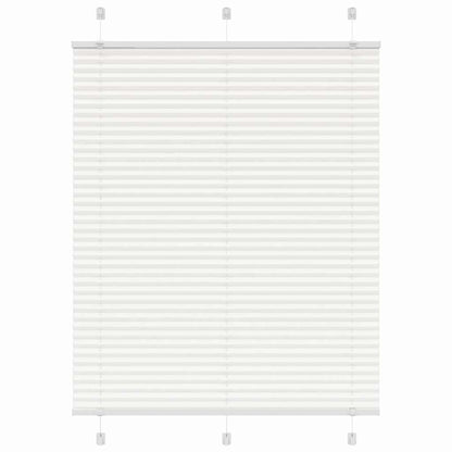 Plissee Weiß 110x100 cm Stoffbreite 109,4 cm Polyester
