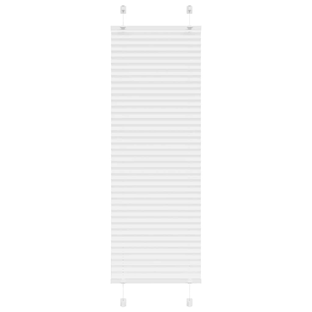 Plissee Weiß 45x150 cm Stoffbreite 44,4 cm Polyester