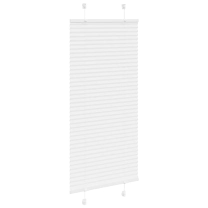 Plissee Weiß 55x150 cm Stoffbreite 54,4 cm Polyester