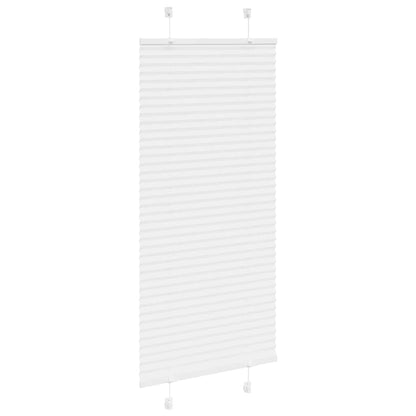 Plissee Weiß 60x150 cm Stoffbreite 59,4 cm Polyester