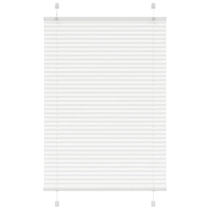 Plissee Weiß 85x150 cm Stoffbreite 84,4 cm Polyester