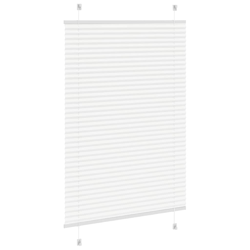 Plissee Weiß 95x150 cm Stoffbreite 94,4 cm Polyester