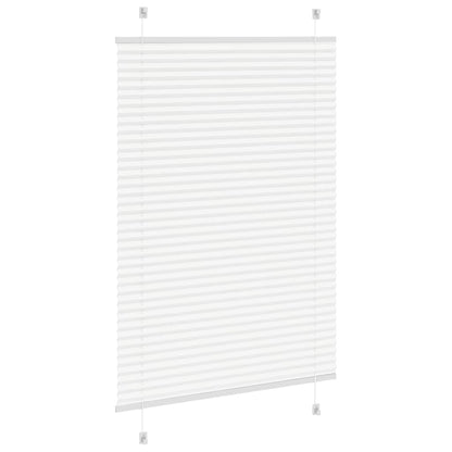 Plissee Weiß 100x150 cm Stoffbreite 99,4 cm Polyester