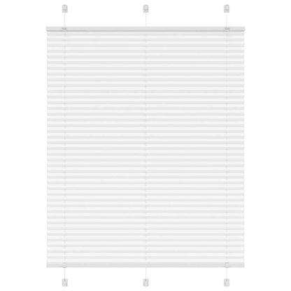 Plissee Weiß 105x150 cm Stoffbreite 104,4 cm Polyester