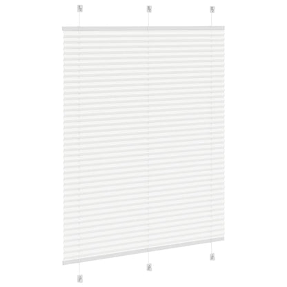 Plissee Weiß 105x150 cm Stoffbreite 104,4 cm Polyester