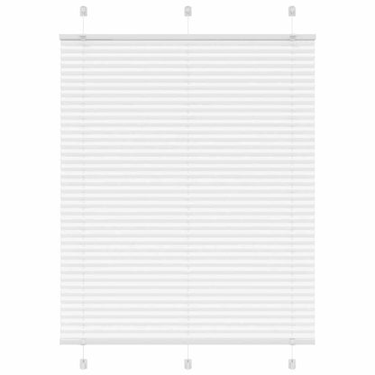 Plissee Weiß 110x150 cm Stoffbreite 109,4 cm Polyester