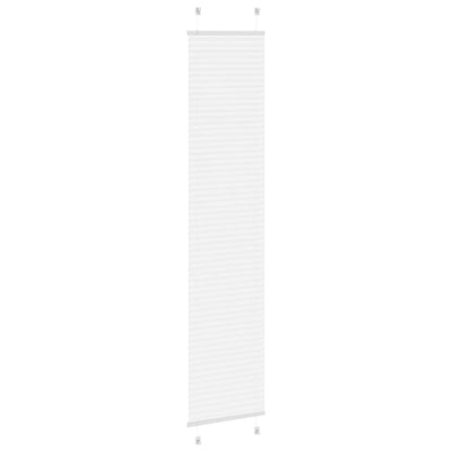 Plissee Weiß 45x200 cm Stoffbreite 44,4 cm Polyester