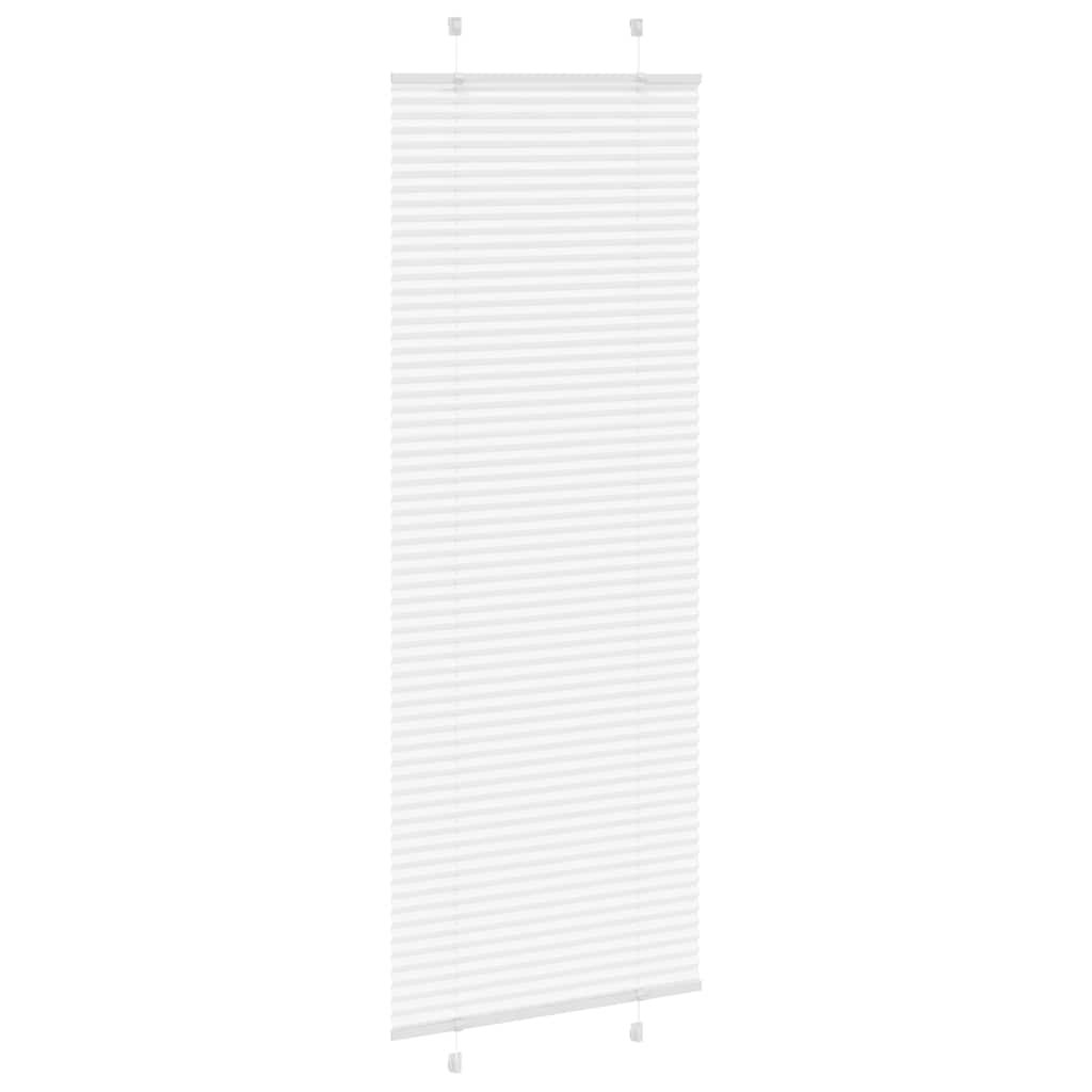 Plissee Weiß 70x200 cm Stoffbreite 69,4 cm Polyester