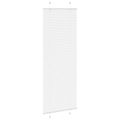 Plissee Weiß 70x200 cm Stoffbreite 69,4 cm Polyester