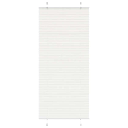 Plissee Weiß 95x200 cm Stoffbreite 94,4 cm Polyester