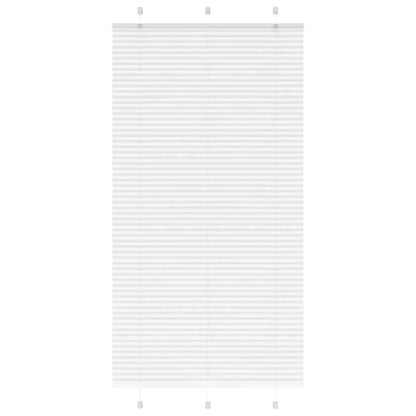 Plissee Weiß 105x200 cm Stoffbreite 104,4 cm Polyester