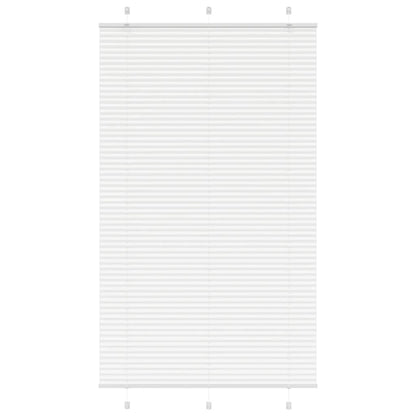 Plissee Weiß 115x200 cm Stoffbreite 114,4 cm Polyester