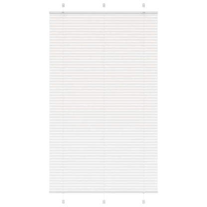 Plissee Weiß 120x200 cm Stoffbreite 119,4 cm Polyester