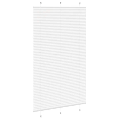 Plissee Weiß 120x200 cm Stoffbreite 119,4 cm Polyester