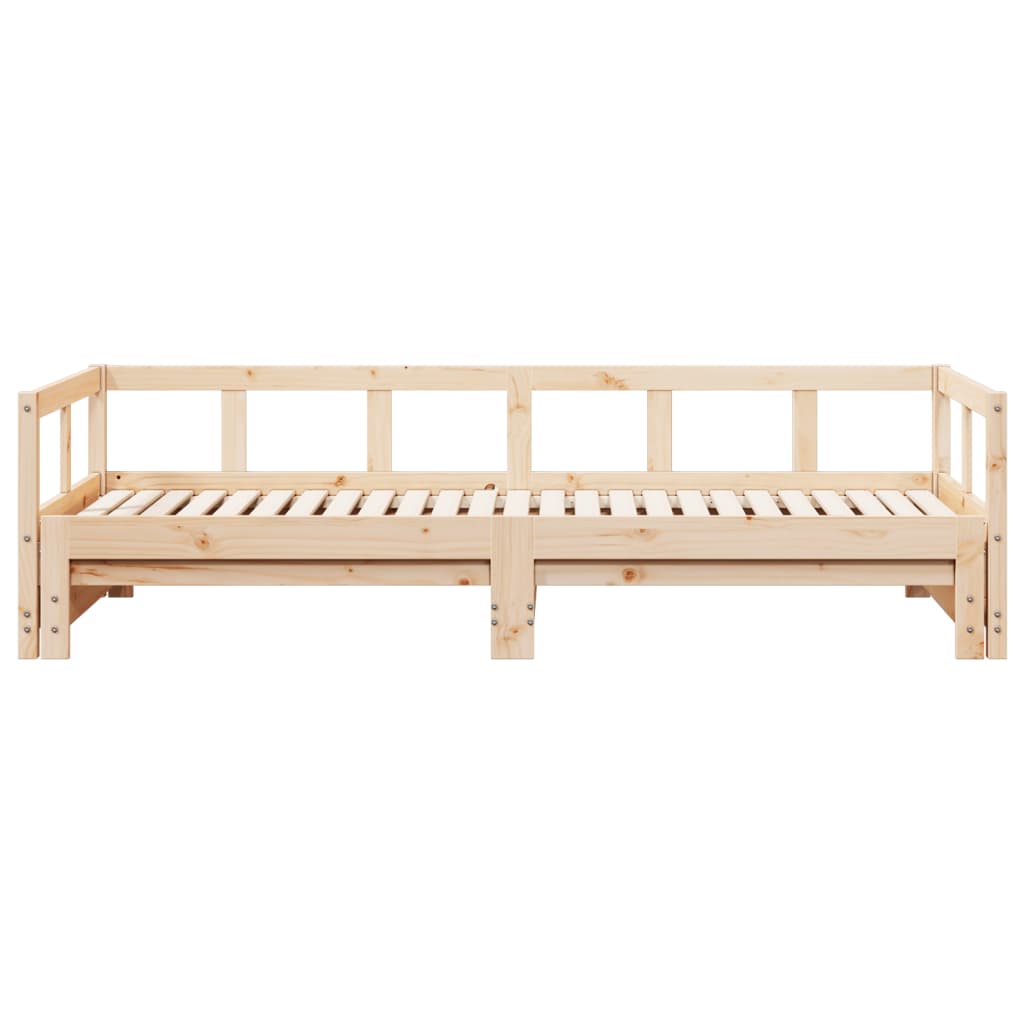 Lit de repos sans matelas 80x200 cm en pin massif