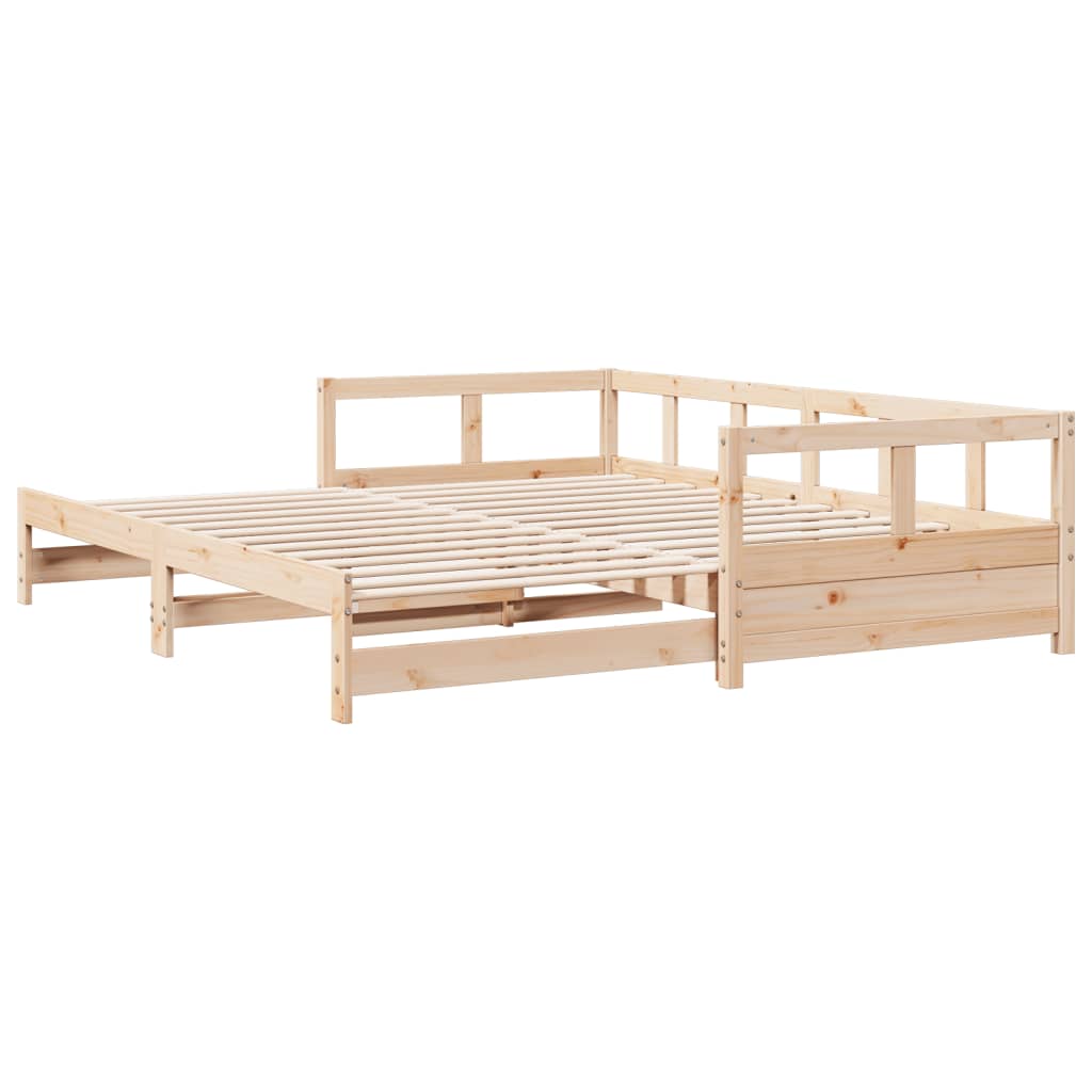 Lit de repos sans matelas 90x200 cm en pin massif