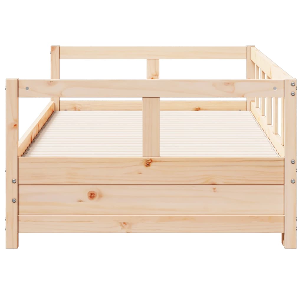 Lit de repos sans matelas 90x190 cm en pin massif