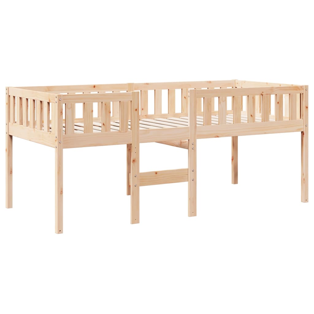 Lit enfant sans matelas 80x200 cm en pin massif