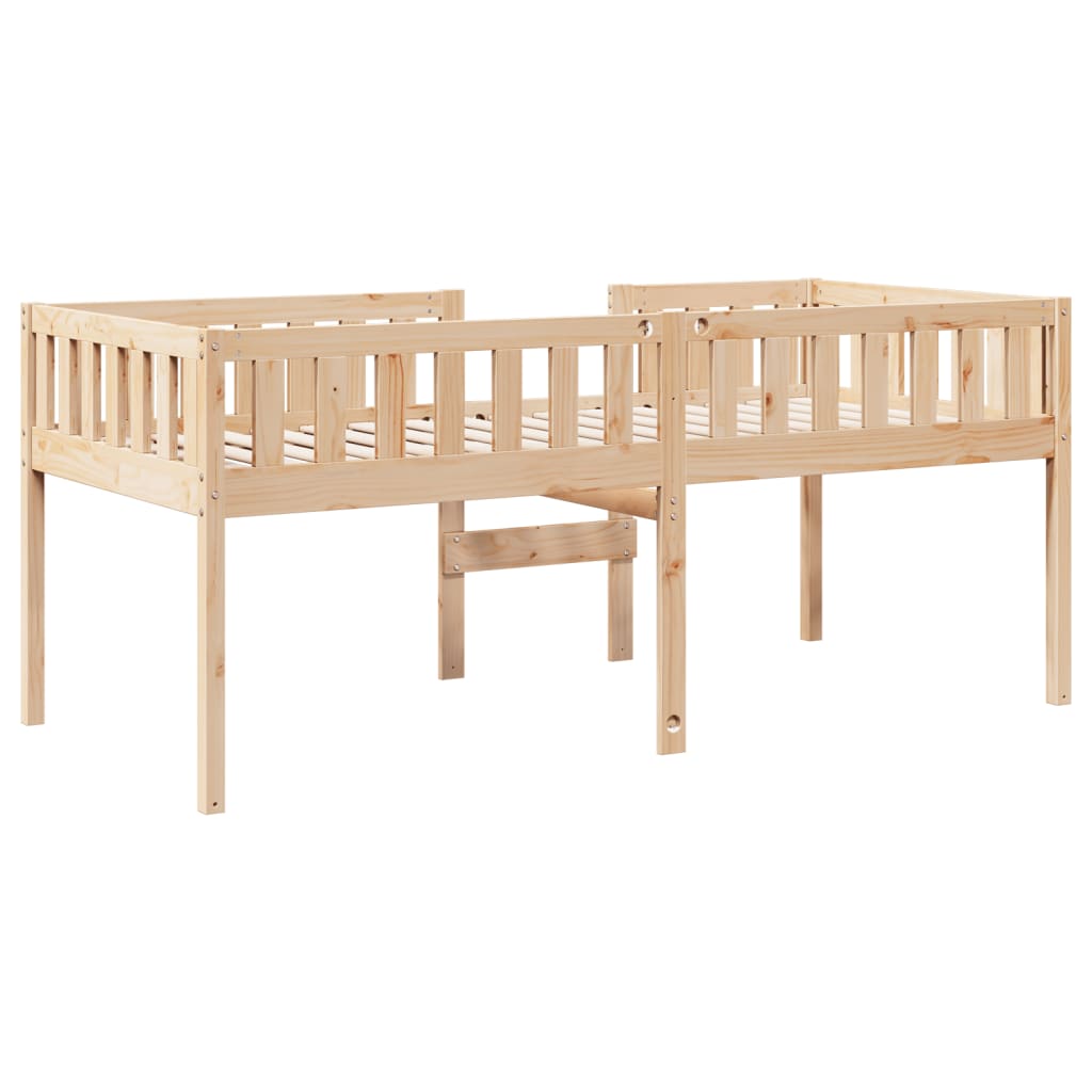 Lit enfant sans matelas 90x200 cm en pin massif