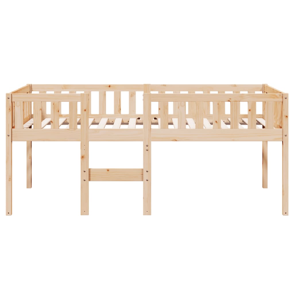 Lit enfant sans matelas 75x190 cm en pin massif