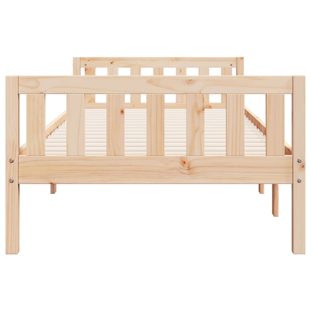 Lit enfant sans matelas 80x200 cm en pin massif