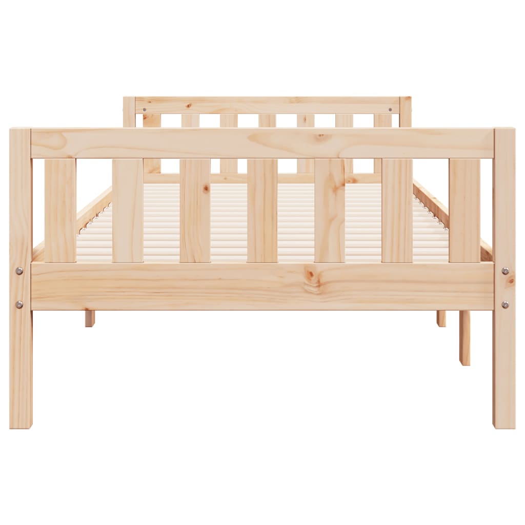 Lit enfant sans matelas 75x190 cm en pin massif