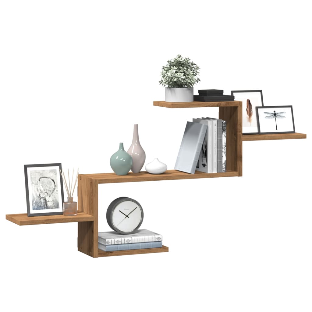 Wandregal Artisan-Eiche 104x15x49 cm Holzwerkstoff