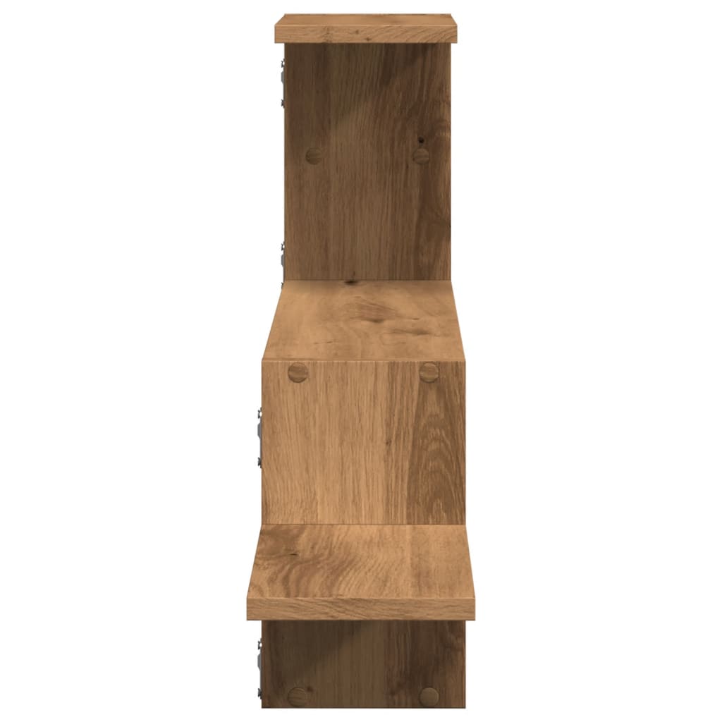 Wandregal Artisan-Eiche 104x15x49 cm Holzwerkstoff