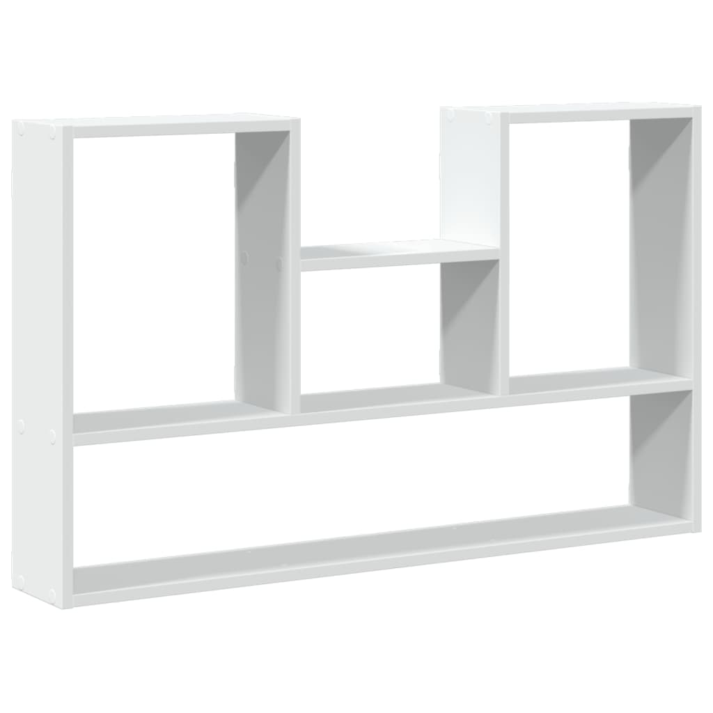 Wall Shelf White 99x15x60 cm Wood Material