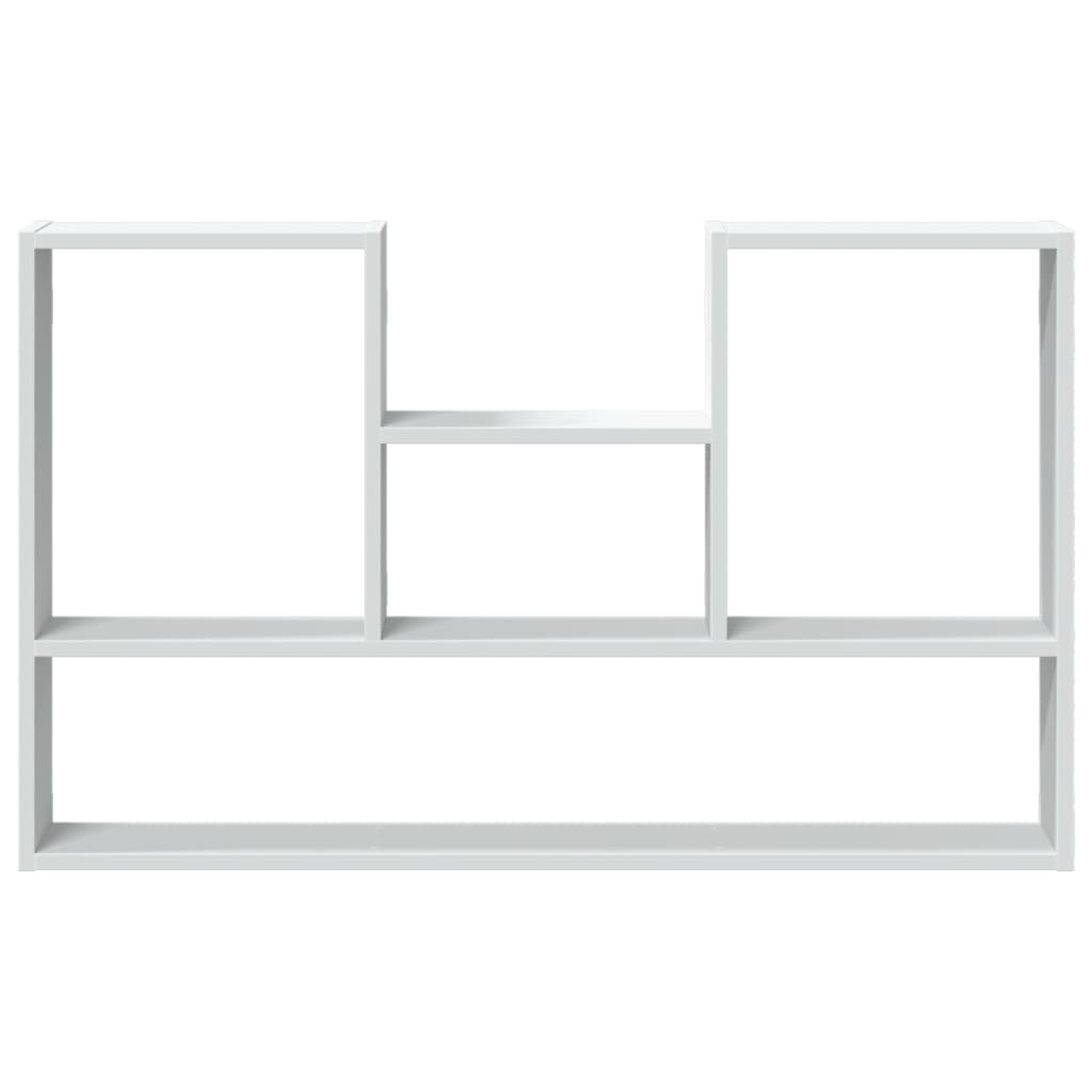 Wall Shelf White 99x15x60 cm Wood Material