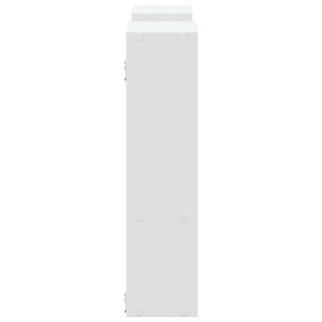 Wall Shelf White 99x15x60 cm Wood Material