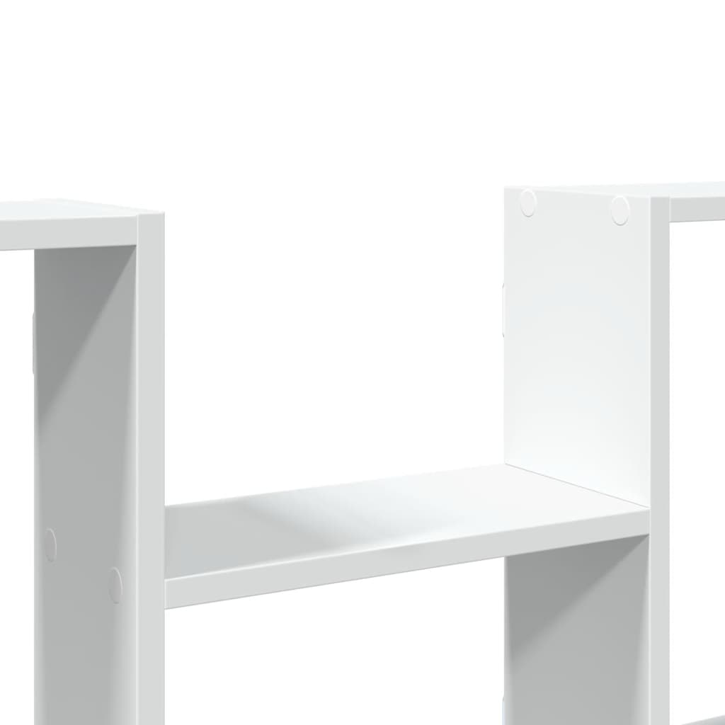 Wall Shelf White 99x15x60 cm Wood Material