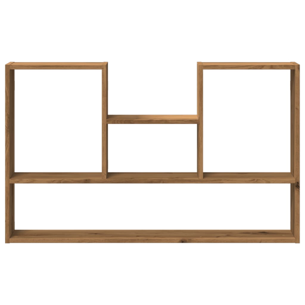 Wall shelf Artisan oak 99x15x60 cm wood material