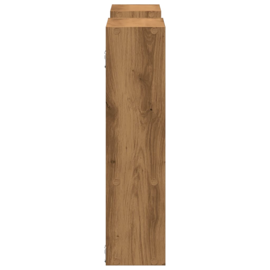 Wall shelf Artisan oak 99x15x60 cm wood material