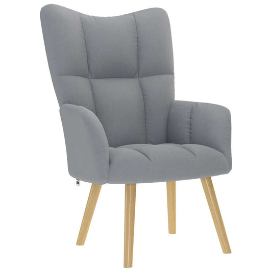 Relaxsessel Hellgrau Stoff