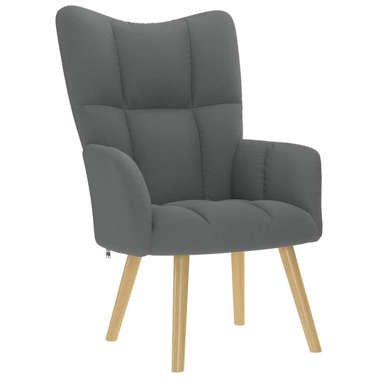 Relaxsessel Dunkelgrau Stoff