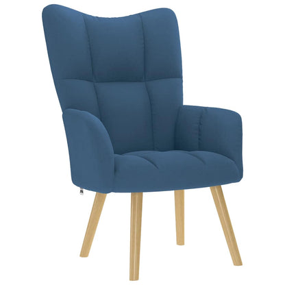 Relaxsessel Blau Stoff