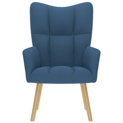Relaxsessel Blau Stoff