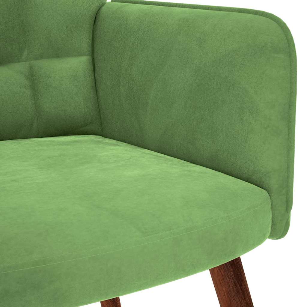 Relaxsessel Hellgrün Samt