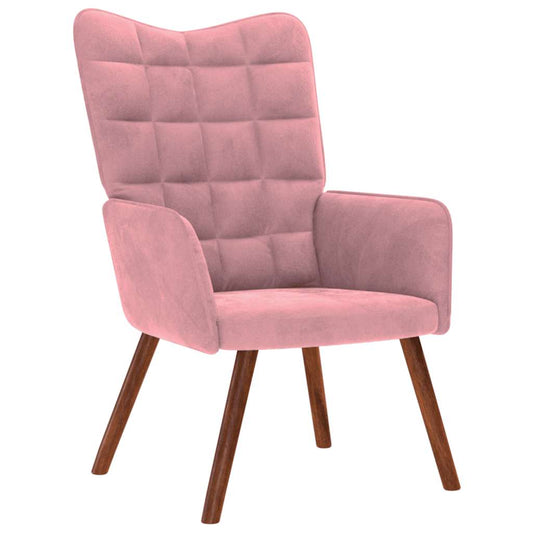 Relaxsessel Rosa Samt