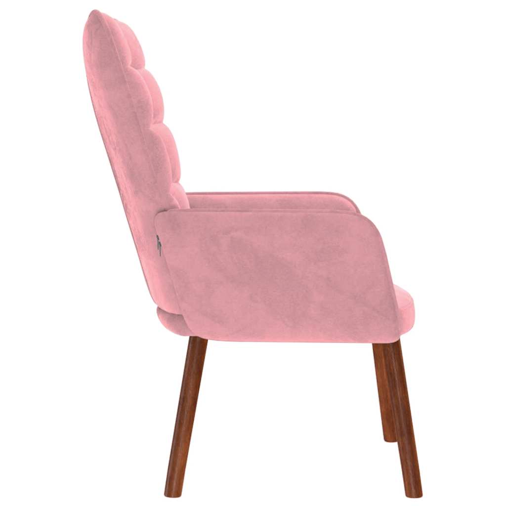 Relaxsessel Rosa Samt